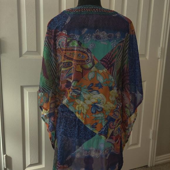 Multi-Colored Beaded Tunic - Picture 2 of 4